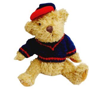 The Brass Button Tully Pickford Plush Bear Jointed Handcrafted 8 inch